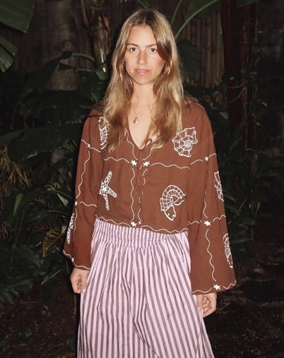 Seashell Bluse